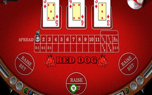 Hình ảnh minh họa về game Red Dog tại 8xbet.